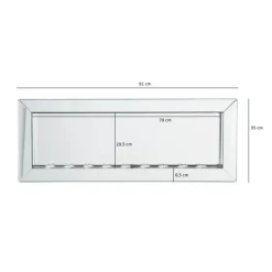 KARE Design Spiegel Big Beauty Candle Light 90X35- Spiegel