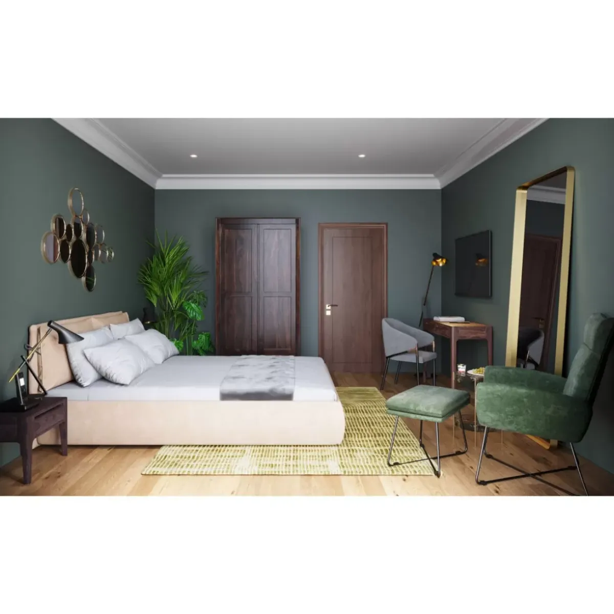 KARE Design Spiegel Bubbles Messing 183X93Cm- Spiegel