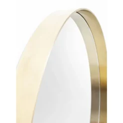 KARE Design Spiegel Curve Mo Brass O60Cm- Spiegel