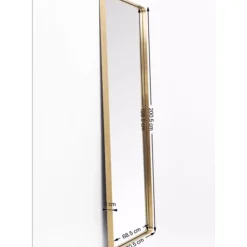 KARE Design Spiegel Curve Mo Brass 70X200Cm- Spiegel