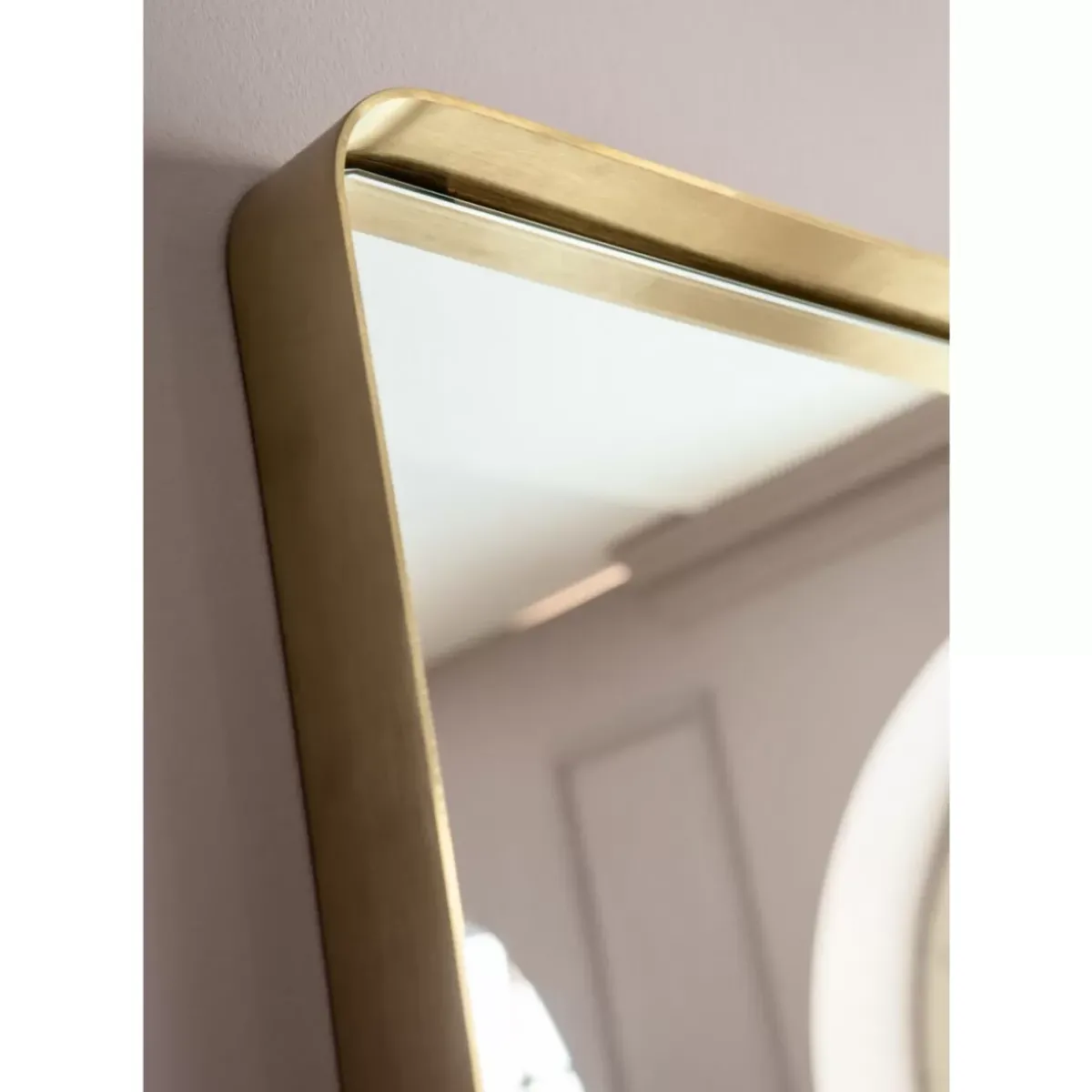 KARE Design Spiegel Curve Mo Brass 70X200Cm- Spiegel