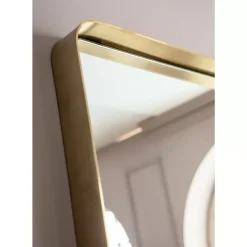 KARE Design Spiegel Curve Rectangular Brass 70X200Cm- Spiegel