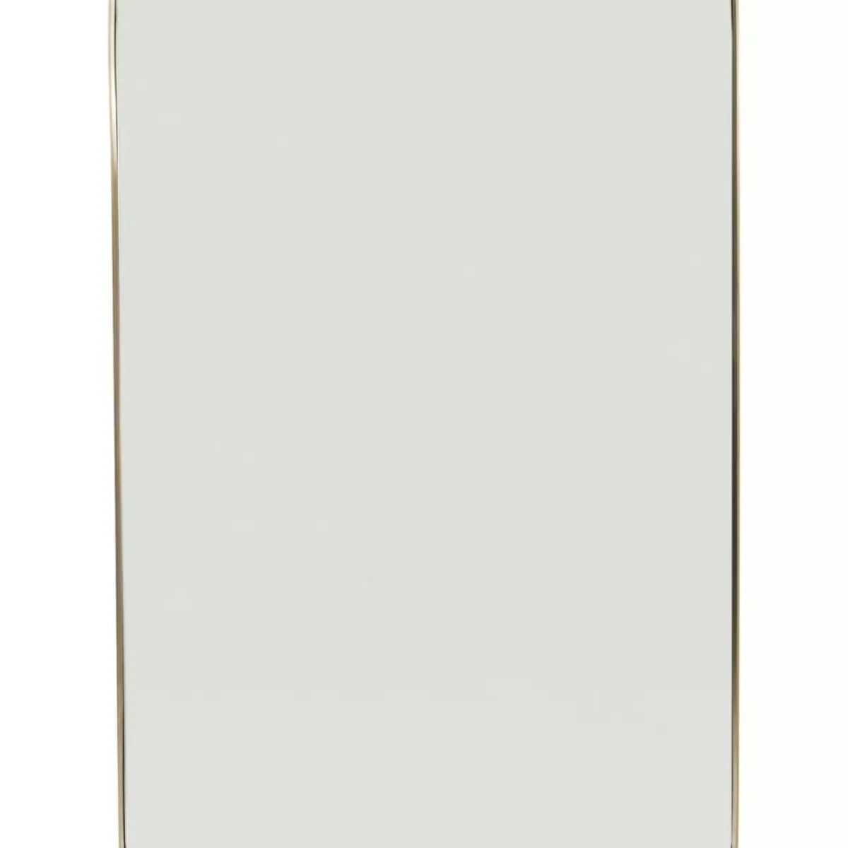 KARE Design Spiegel Curve Rectangular Brass 80X120Cm- Spiegel