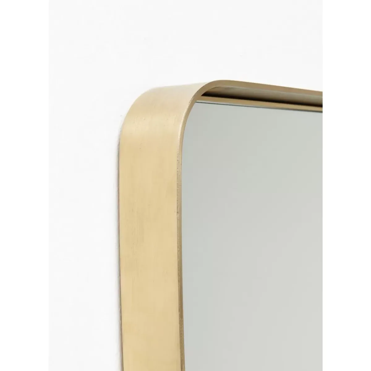 KARE Design Spiegel Curve Rectangular Brass 80X120Cm- Spiegel