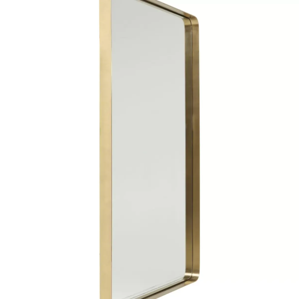 KARE Design Spiegel Curve Rectangular Brass 80X120Cm- Spiegel