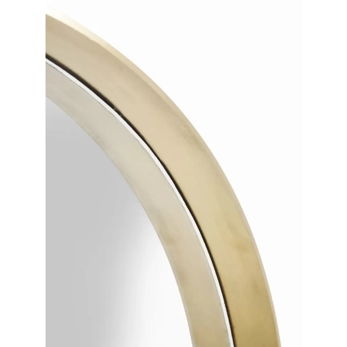 KARE Design Spiegel Curve Round Brass O60Cm- Spiegel