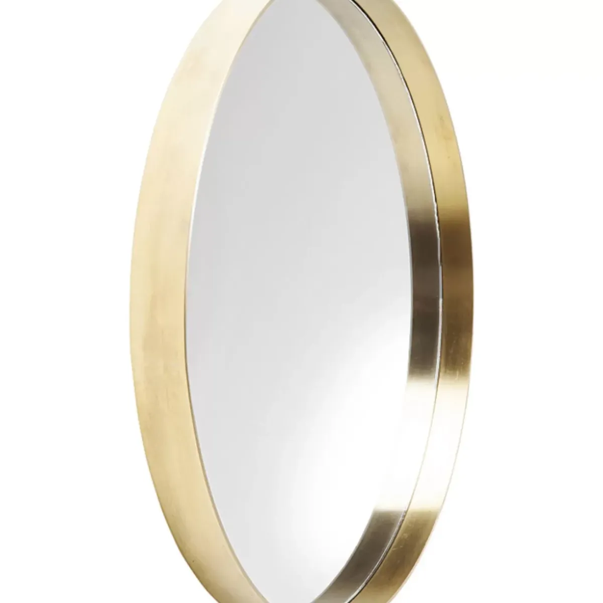 KARE Design Spiegel Curve Round Brass O60Cm- Spiegel