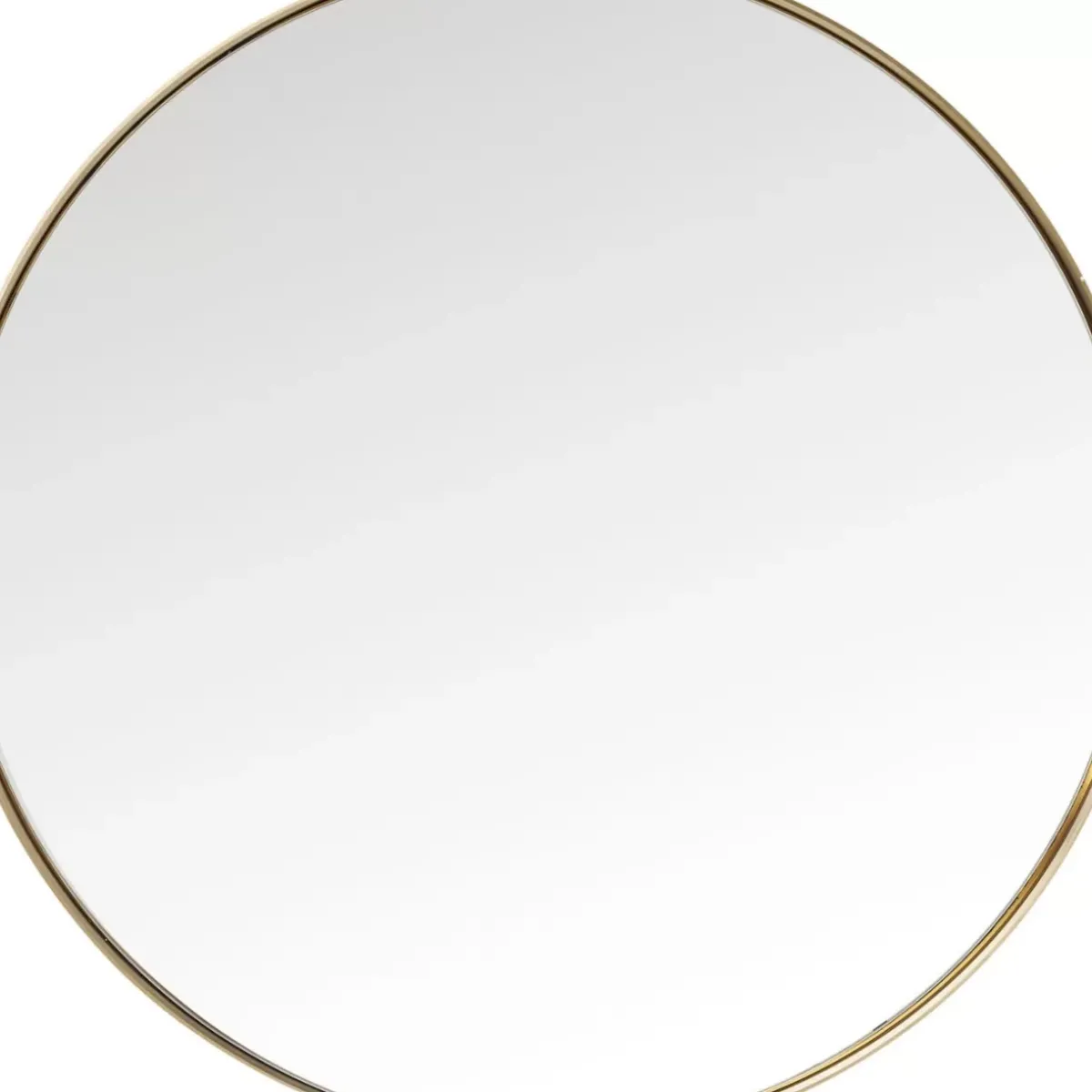 KARE Design Spiegel Curve Round Brass O100Cm- Spiegel