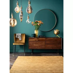 KARE Design Spiegel Curve Round Brass O100Cm- Spiegel