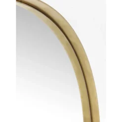 KARE Design Spiegel Curve Round Brass O100Cm- Spiegel