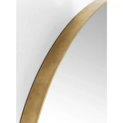 KARE Design Spiegel Curve Round Brass O100Cm- Spiegel