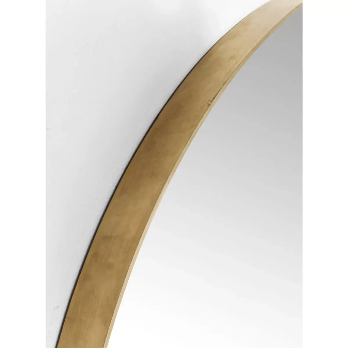 KARE Design Spiegel Curve Round Brass O100Cm- Spiegel