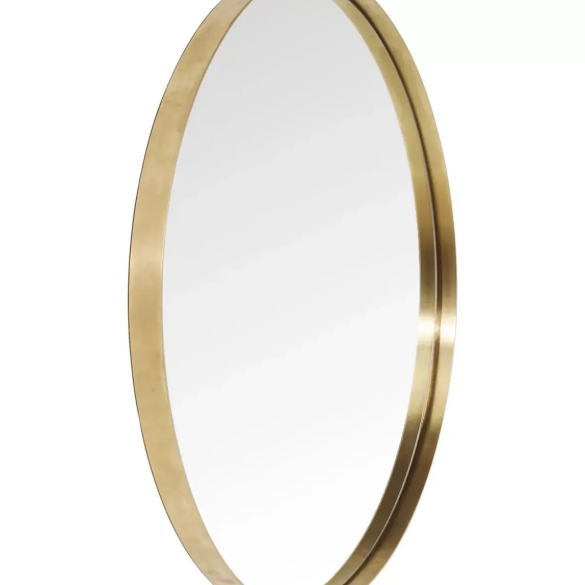KARE Design Spiegel Curve Round Brass O100Cm- Spiegel