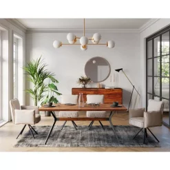 KARE Design Spiegel Curve Round Copper O100Cm- Spiegel