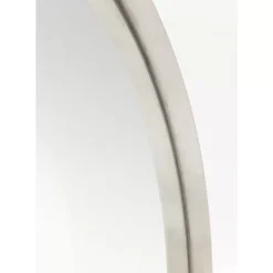 KARE Design Spiegel Curve Round Stainless Steel O100Cm- Spiegel