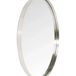 KARE Design Spiegel Curve Round Stainless Steel O100Cm- Spiegel