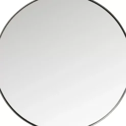 KARE Design Spiegel Curve Round Steel Nature O100Cm- Spiegel