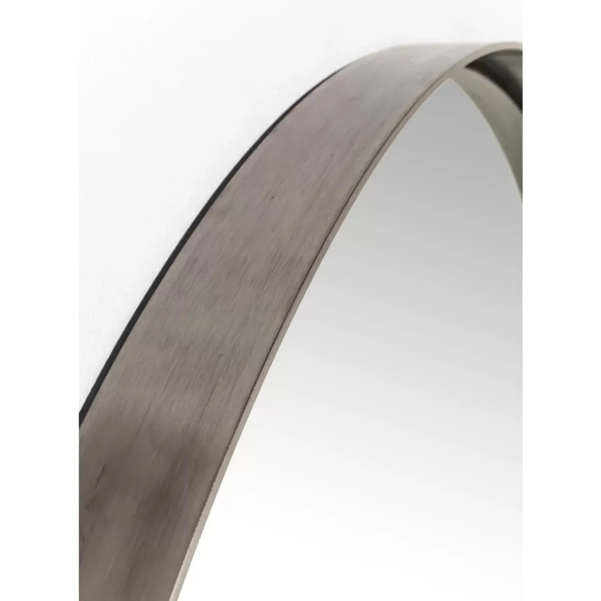 KARE Design Spiegel Curve Round Steel Nature O100Cm- Spiegel