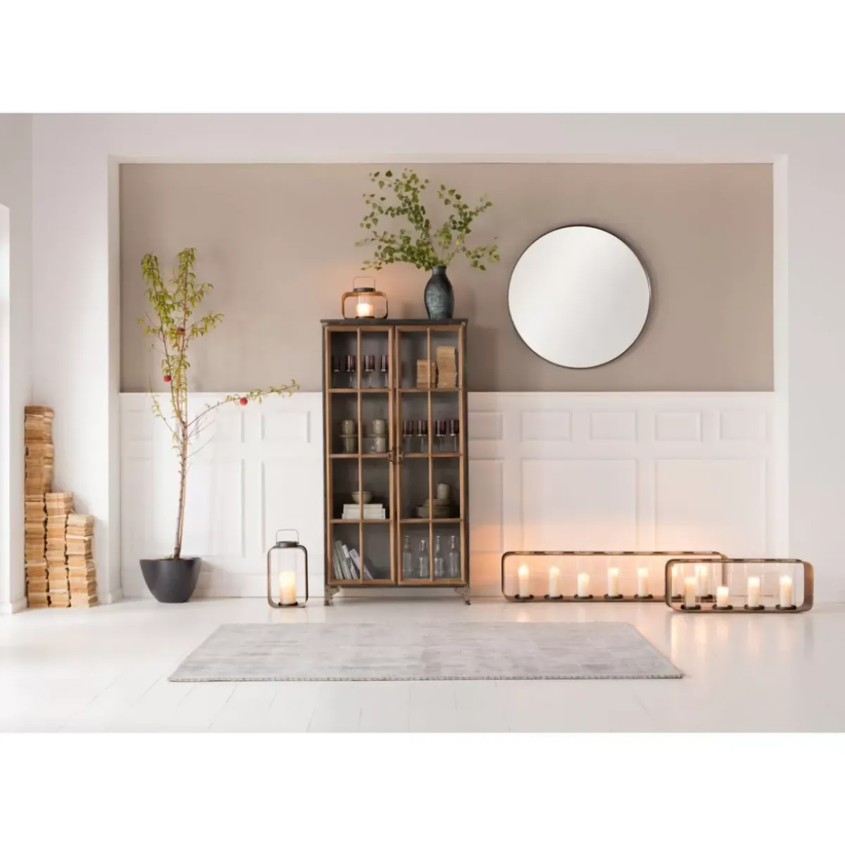 KARE Design Spiegel Curve Round Steel Nature O100Cm- Spiegel