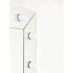 KARE Design Spiegel Make Up Square 81X81Cm- Leuchtobjekte