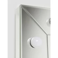 KARE Design Spiegel Make Up Square 81X81Cm- Leuchtobjekte