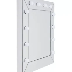 KARE Design Spiegel Make Up Square 81X81Cm- Leuchtobjekte