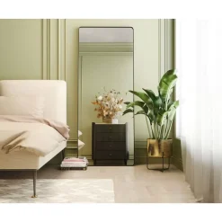 KARE Design Spiegel Ombra Soft Schwarz 200X80Cm- Spiegel