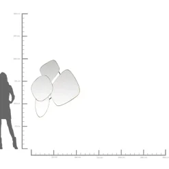 KARE Design Spiegel Shapes 130X110Cm- Spiegel