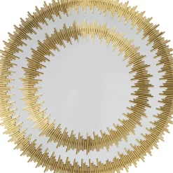KARE Design Spiegel Solare Gold O132Cm- Spiegel