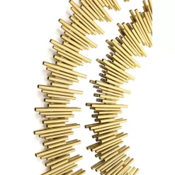 KARE Design Spiegel Solare Gold O132Cm- Spiegel