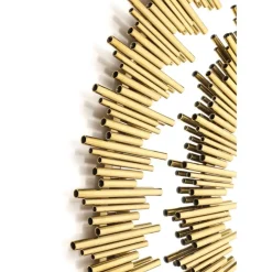 KARE Design Spiegel Solare Gold O132Cm- Spiegel