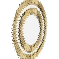 KARE Design Spiegel Solare Gold O132Cm- Spiegel