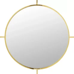 KARE Design Spiegel Stanford Frame Gold O90Cm- Spiegel