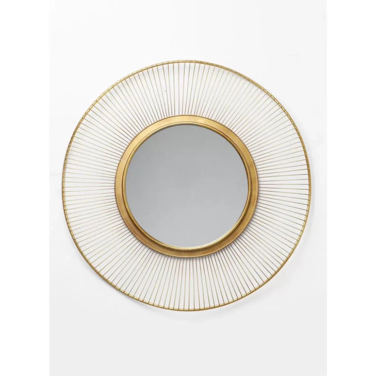 KARE Design Spiegel Sun Storm Gold O93Cm- Spiegel