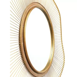 KARE Design Spiegel Sun Storm Gold O93Cm- Spiegel