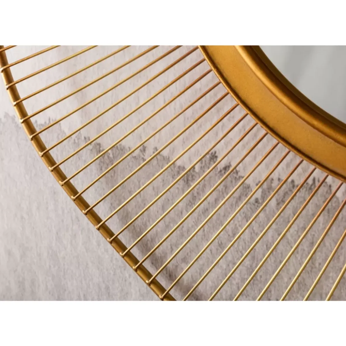 KARE Design Spiegel Sun Storm Gold O93Cm- Spiegel