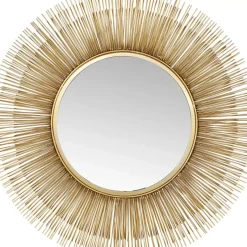 KARE Design Spiegel Sunburst Tre Gold O87Cm- Spiegel