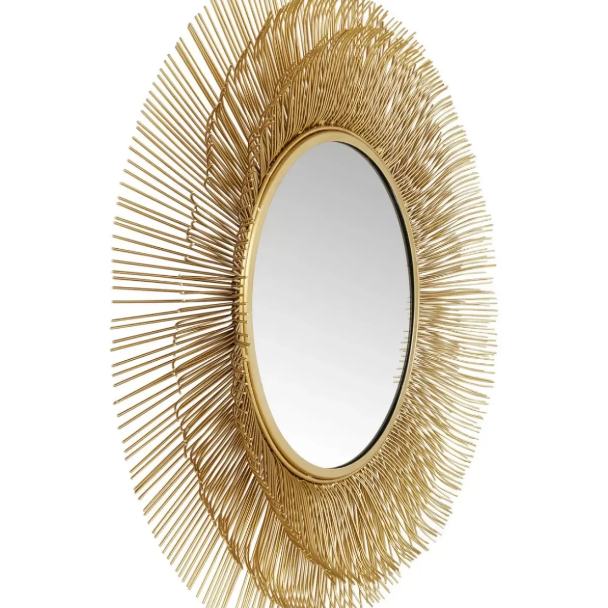 KARE Design Spiegel Sunburst Tre Gold O87Cm- Spiegel