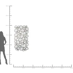 KARE Design Spiegel Water Drops Copper 135X78- Spiegel