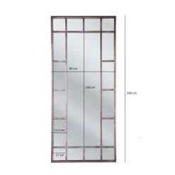 KARE Design Spiegel Window Iron 200X90Cm- Spiegel