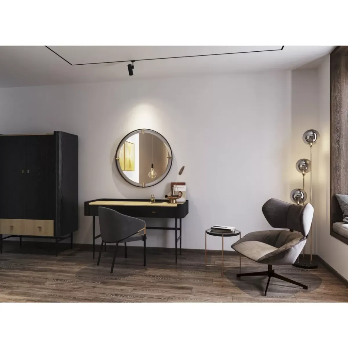 KARE Design Stehleuchte Al Capone Tre- Steh & Bodenleuchten