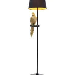 KARE Design Stehleuchte Animal Parrot Gold 176Cm- Steh & Bodenleuchten