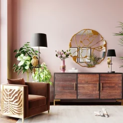 KARE Design Stehleuchte Animal Parrot Gold 176Cm- Steh & Bodenleuchten