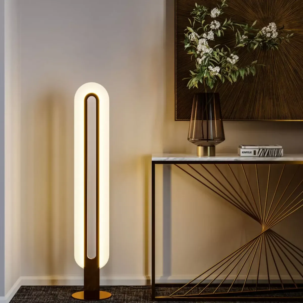 KARE Design Stehleuchte Aura- Steh & Bodenleuchten