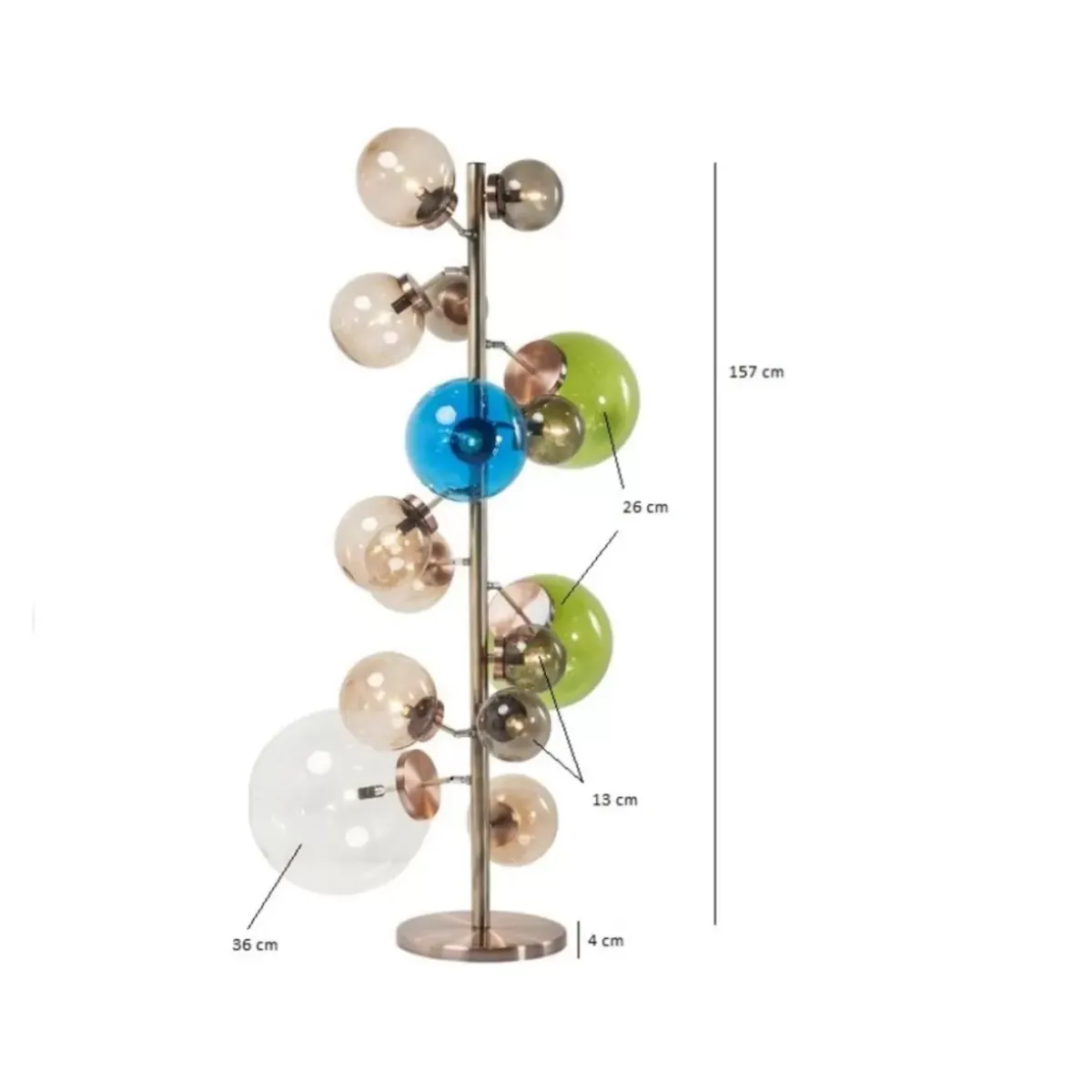 KARE Design Stehleuchte Balloon Colore 15 Led- Steh & Bodenleuchten