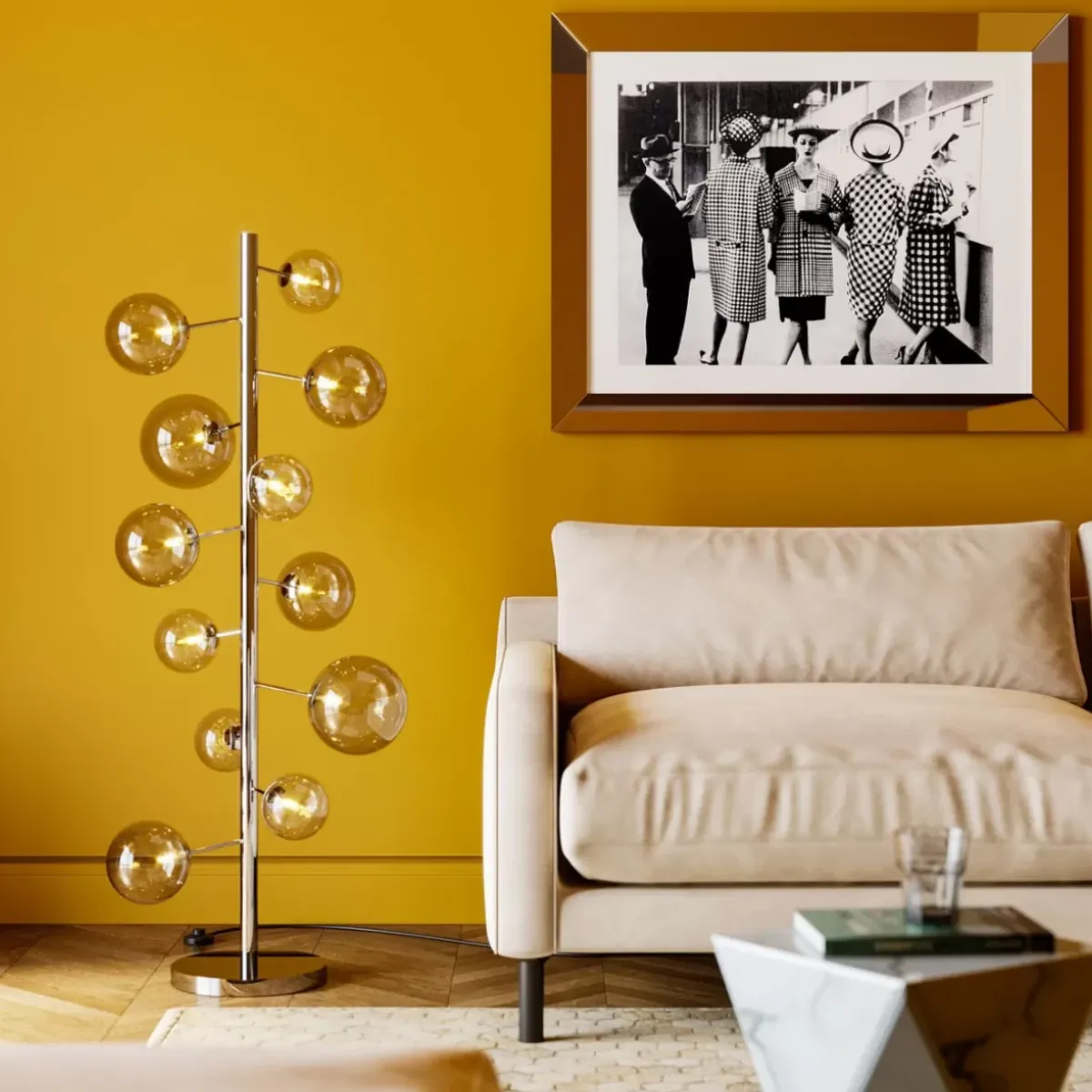 KARE Design Stehleuchte Balloon Smoke 12- Steh & Bodenleuchten