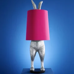 KARE Design Stehleuchte Hiding Rabbit Magenta- Stehleuchte