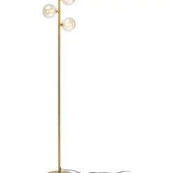 KARE Design Stehleuchte Three Balls Gold 160Cm- Steh & Bodenleuchten