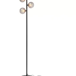 KARE Design Stehleuchte Three Balls Matt Schwarz 160Cm- Steh & Bodenleuchten