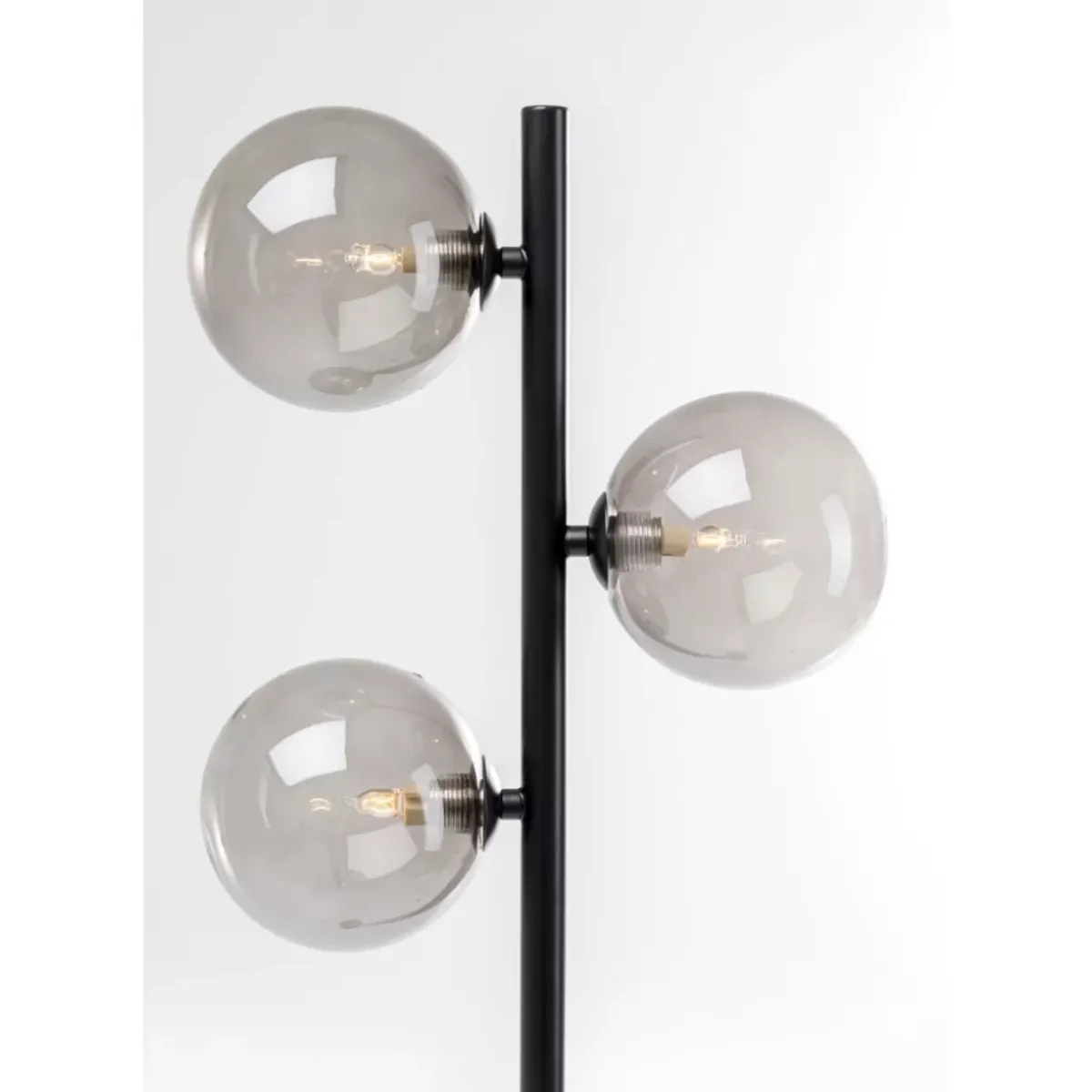 KARE Design Stehleuchte Three Balls Matt Schwarz 160Cm- Steh & Bodenleuchten